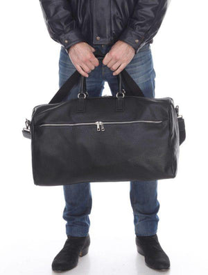 Beppe Piccolo-Fine Italian Leather Overnight Bag For Men From the Ivula Collection - Leather Made In Italy