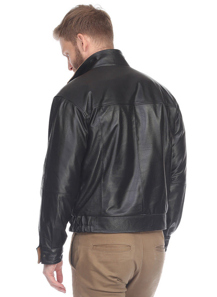 Silvano-Men's Rare Italian Antelope (Camoscio) Jacket