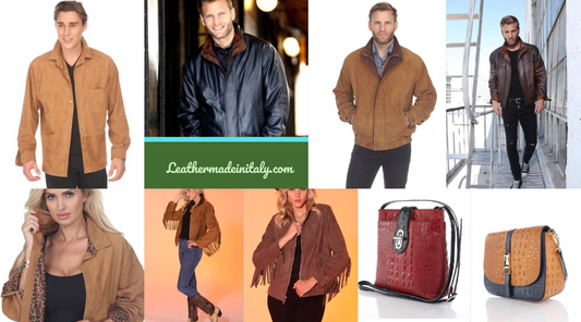 Premium Italian Leather jackets, bags