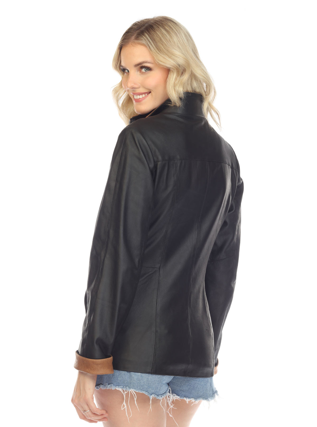 Sandra-Ladies' Elegant & Versatile Style for Every Day In Both Brushed & Flat Deerskin