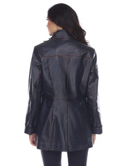 Simona-Ladies' Lambskin In Tamponato Finish (Hand Rubbed With Vegetable Dye)