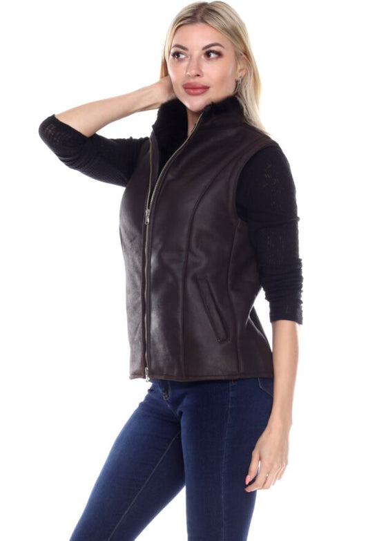 Adele-Ladies" "Premium" Sheepskin Vest