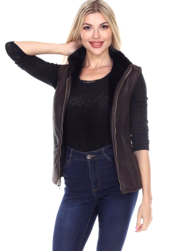 Adele-Ladies" "Premium" Sheepskin Vest
