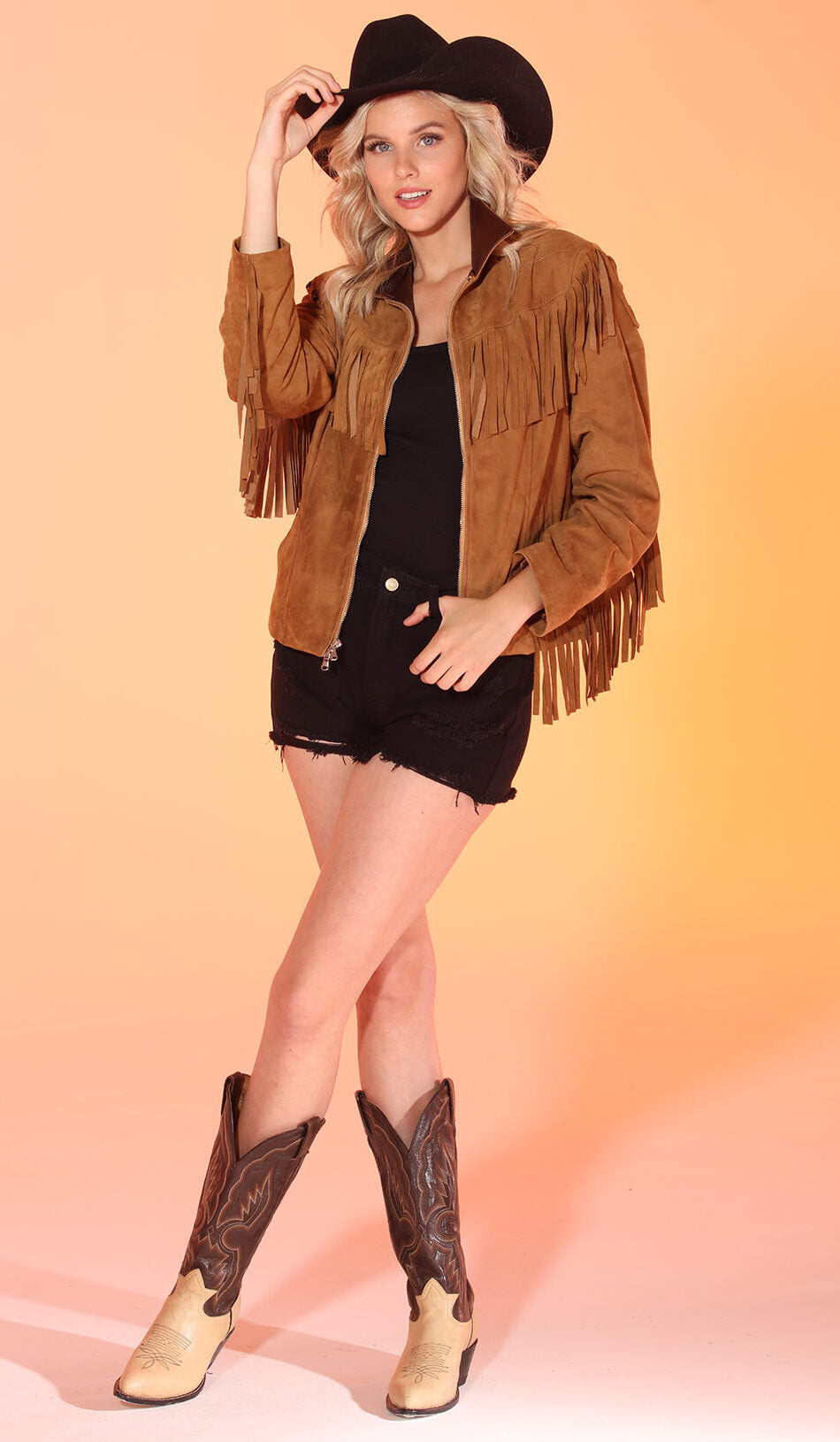 Beth In Brushed Antelope From The Yellowstone Collection
