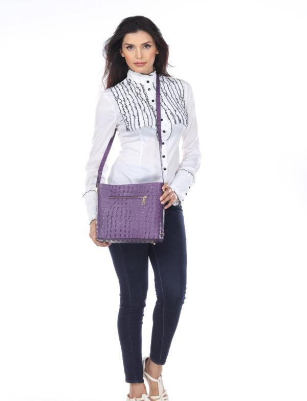 Luana-Cross-body Rich In Color & Proportioned For Your Needs - Leather Made In Italy