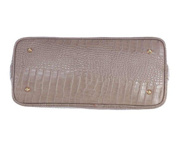Laura-Elegant, Fashionable Classic Dome Shape Satchel - Leather Made In Italy