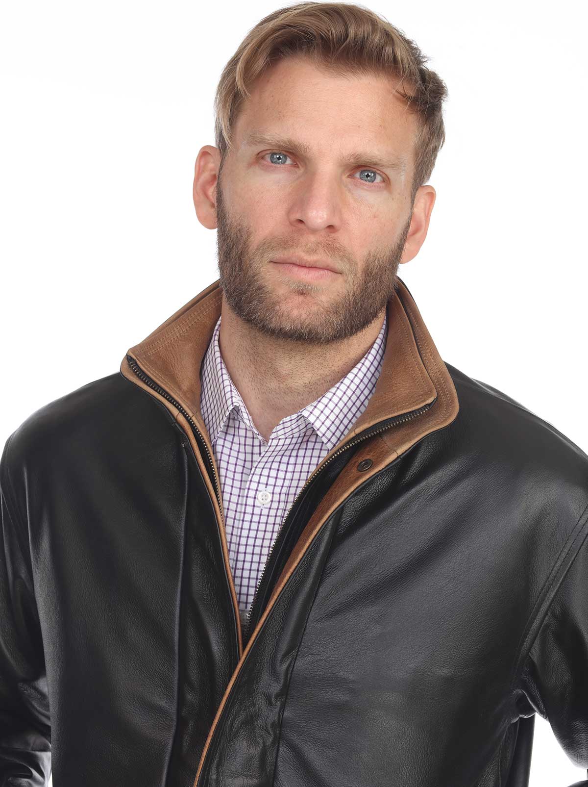 Silvano-Men's Rare Italian Antelope (Camoscio) Jacket